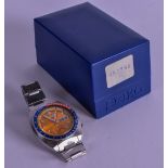 A VINTAGE SEIKO PEPSI DIAL CHRONOMETER WRISTWATCH. 4.25 cm wide.