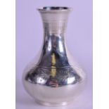 A VICTORIAN SILVER VASE. London 1861. 6.9 oz. 12.5 cm high.