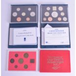 THREE BOXED COIN SETS. (3)