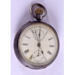 AN ANTIQUE POCKET WATCH. 5 cm diameter.