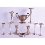 VARIOUS SILVER WARE. (qty)