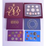 THREE BOXED COIN SETS. (3)