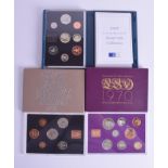 THREE BOXED COIN SETS. (3)