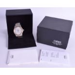 A BOXED ORIS WATCH. 3.5 cm wide.