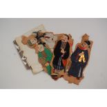 A BAG OF ASSORTED ITEMS including Chinese portraits. (qty)