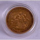 AN 1817 GOLD SOVEREIGN. 8 grams.