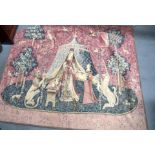 TWO BELGIAN TAPESTRIES. (2)