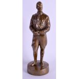 A BRONZE FIGURE OF HITLER. 28 cm high.