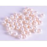 ASSORTED FRESHWATER PEARLS. (qty)