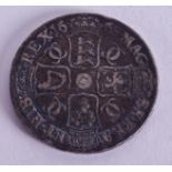 A RARE 1668 SILVER CROWN.