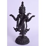 AN INDIAN BRONZE BUDDHA FIGURE OF TARA. 20 cm high.