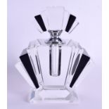 AN ART DECO STYLE SCENT BOTTLE. 12.5 cm high.