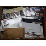 A QUANTITY OF STAMPS AND FIRST DAY COVERS, some mint. (qty)