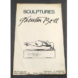 A 1960'S QUENTIN BELL EXHIBITION POSTER, “Hatton Gallery. 75 cm x 50 cm.