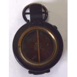 A WWI HOME OFFICE ISSUE COMPASS BY F BARKER & SON, Pat no.29577/10. 7.5 cm x 5.25 cm.