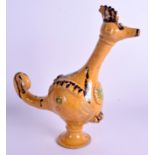 A TURKISH CANAKKALE POTTERY BIRD. 29 cm x 21 cm.