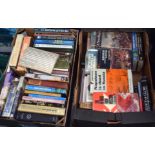 A QUANTITY OF REFERENCE BOOKS, Battle of Waterloo, Napoleon and Wellington. (4 boxes