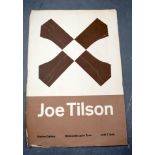 A 1960'S JOE TILSON EXHIBITION POSTER, “Hatton Gallery. 75 cm x 50 cm.