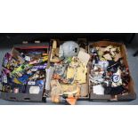 A COLLECTION OF STARWARS FIGURINES, together with assorted vehicles etc, some boxed. (3 boxes)