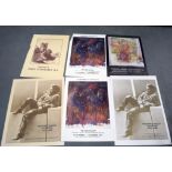 A VINTAGE JOHN CONSTABLE DRAWINGS EXHIBITION POSTER, together with Geoffrey Dudley, Norman Adams et