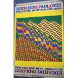 AN UNFRAMED ABSTRACT EDUARDO PAOLIZZI POSTER, “Hatton Gallery, The University Of Newcastle Upon Ty