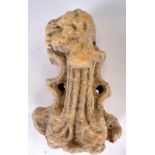 AN EARLY SANDSTONE ANTIQUITY, possibly Celtic. 22 cm long.