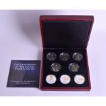 A SILVER COIN PROOF SET.