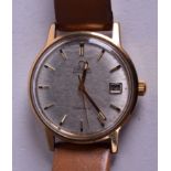 AN OMEGA AUTOMATIC WRISTWATCH. 3.25 cm wide.