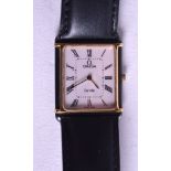 AN OMEGA DE VILLE WRISTWATCH. 2 cm wide.