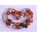 CENTRAL ASIAN AGATE BEADS.