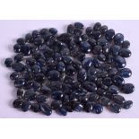 VARIOUS CENTRAL ASIAN BLUE AGATE BEADS. (qty)
