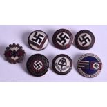 SEVEN NAZI BAGDES. (7)