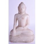 AN ANTIQUE INDIAN ASIAN EASTERN MARBLE BUDDHA. 27 cm x 15 cm.