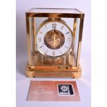 A JAEGER LE COULTRE BRASS ATMOS CLOCK No. 352194. 25 cm x 18 cm.