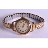 A 9CT GOLD TUDOR WRISTWATCH. 1.75 cm wide.