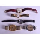 FIVE VINTAGE WATCHES. (5)