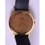 AN 18CT GOLD PIAGET AUTOMATIC WRISTWATCH. 3.25 cm wide.