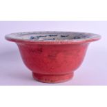 A CHINESE POTTERY BOWL. 15.5 cm wide.