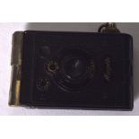 A VINTAGE MUGETTE CAMERA LIGHTER, of miniature form. 5.5 cm wide.