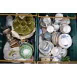 A LARGE QUANTITY OF CHINA, various form and manufacturer. (2 boxes)