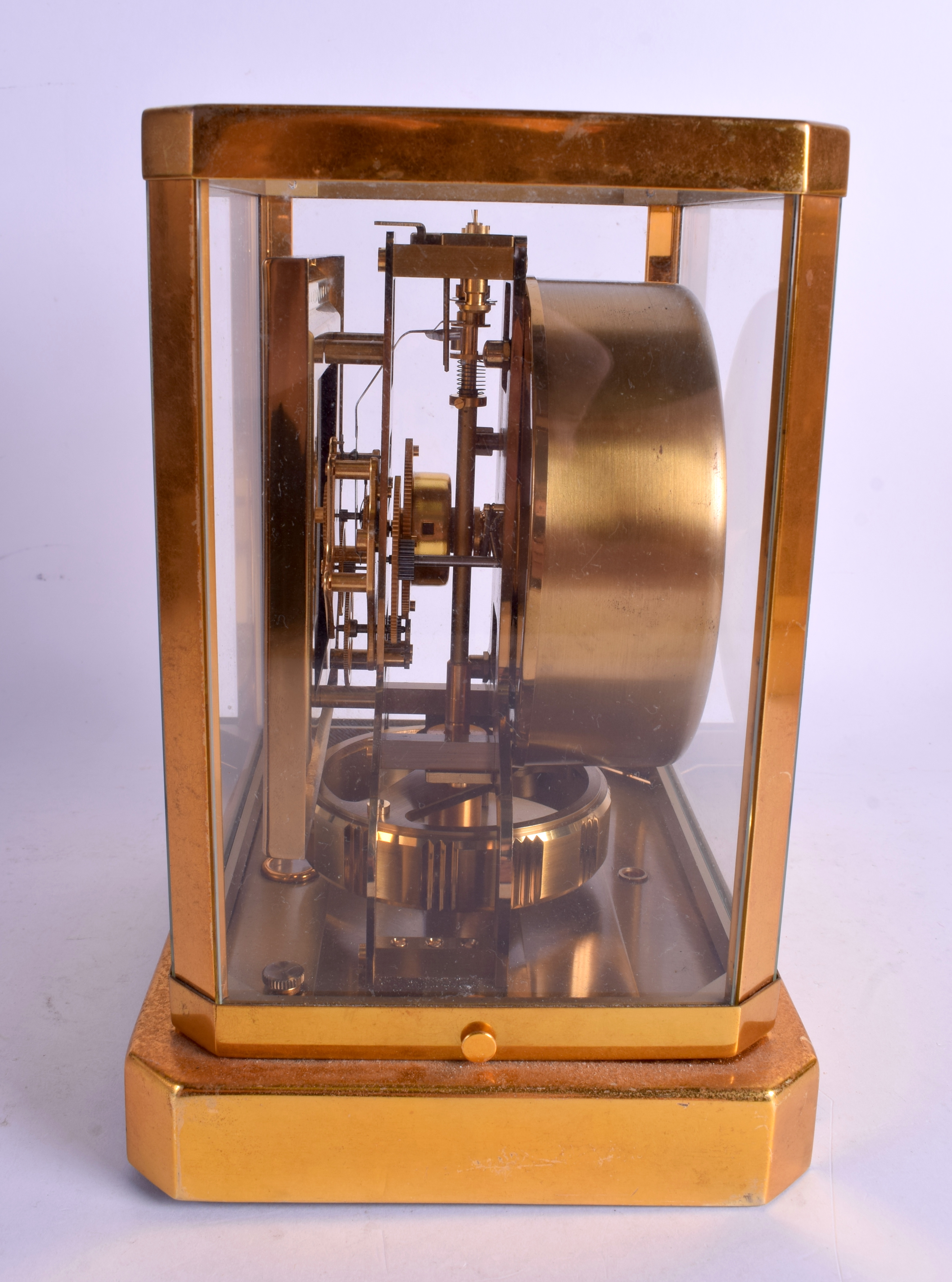 A JAEGER LE COULTER BRASS ATMOS CLOCK No. 122502. 24 cm x 19 cm. - Image 2 of 4