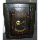 A SAMUEL WITHERS & CO IRON SAFE, “The Samco Safe”. 57 cm x 43 cm.