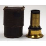 A MINIATURE TELESCOPE, with original box. 4.3 cm long.