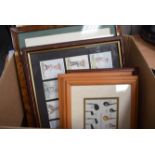 A QUANTITY OF GOLFING RELATED PRINTS, varying size. (qty)