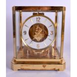 A JAEGER LE COULTER BRASS ATMOS CLOCK No. 317029. 23 cm x 19 cm.