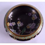 AN EARLY 20TH CENTURY CHINESE CLOISONNE ENAMEL BOWL Qing/Republic. 21 cm diameter.