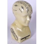 A PHRENOLOGY HEAD, “By L.N. Fowler”. 15.5 cm high.
