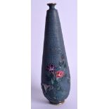 A RARE 19TH CENTURY JAPANESE MEIJI PERIOD CLOISONNE ENAMEL VASE by Hayashi Hachizaemon (1850-1908),