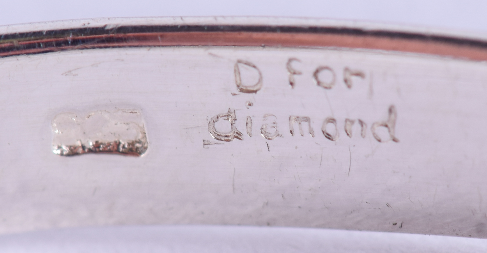 FOUR CHILDS SILVER BANGLES. 4.25 cm wide. (4) - Image 4 of 4