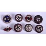 EIGHT GERMAN MILITARY BADGES. (8)